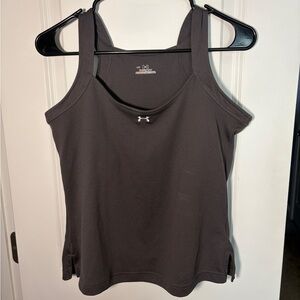 Under Armour | Women's Heat Gear Charcoal Athletic Running Tank w/pocket